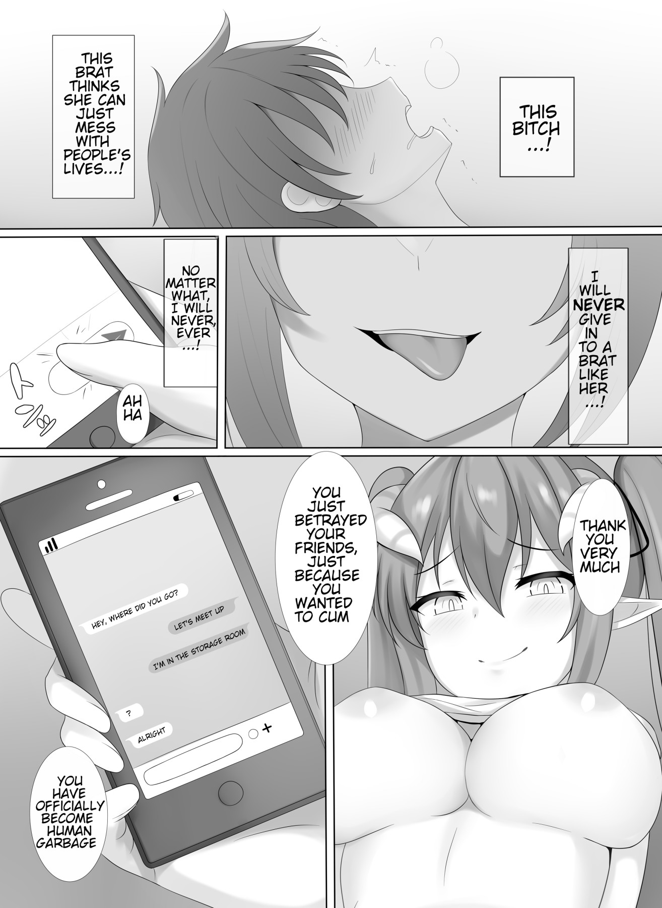 Hentai Manga Comic-Even If She's a Succubus I'll Never Lose To That Girl!-Read-17